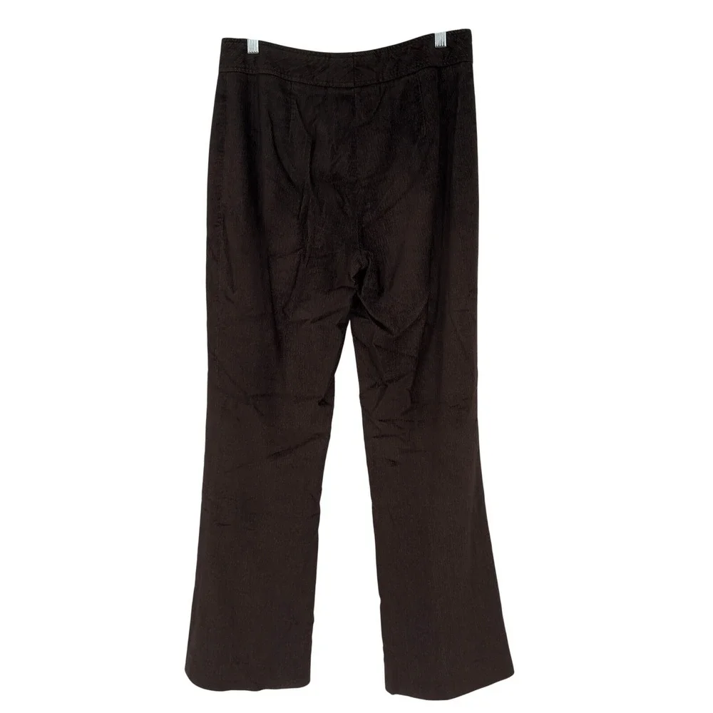 Escada Brown Stretch Corduroy Flare Pants EU 38 US‎ 8 Neiman Marcus